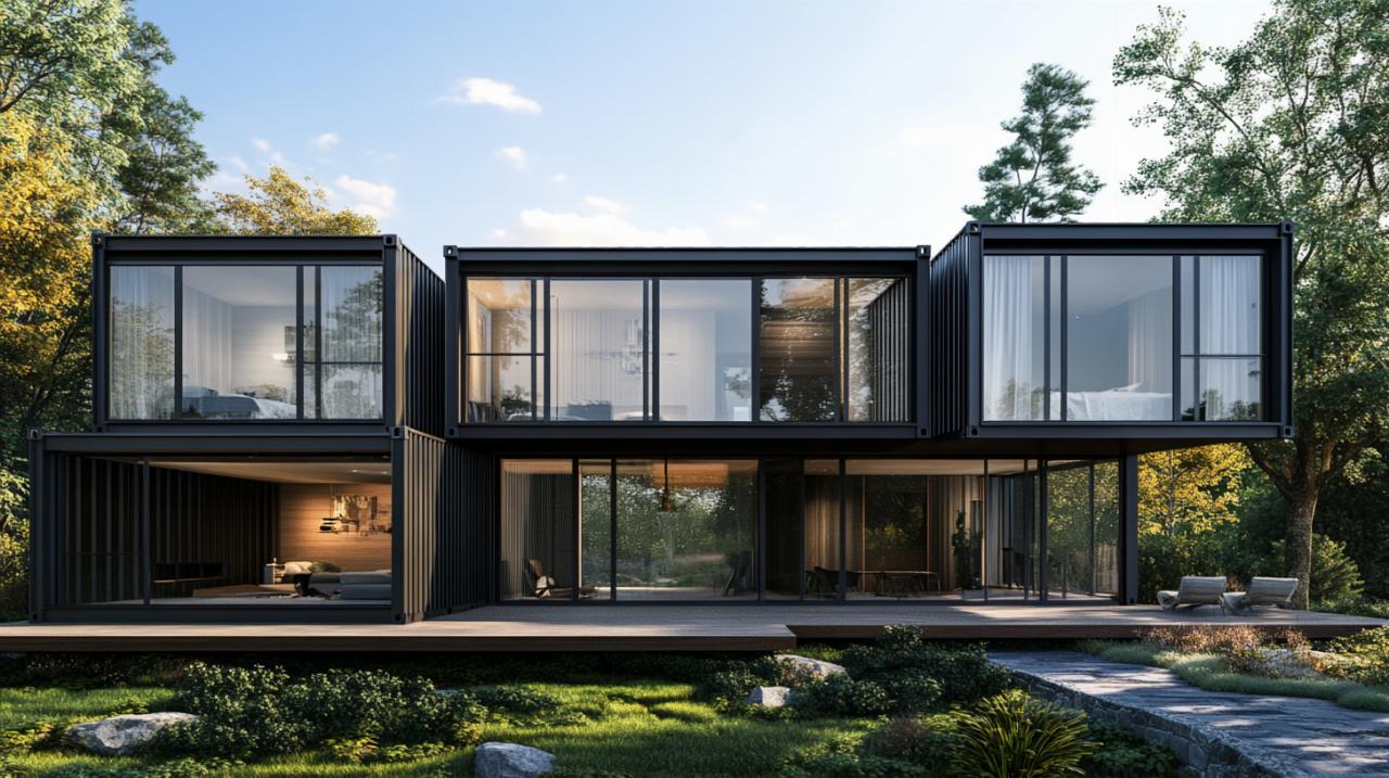 Cabane container de luxe en pleine nature
